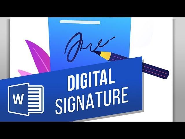 How to Add a Digital Signature in Word | How to Create an Electronic Signature in Word (UPDATED)