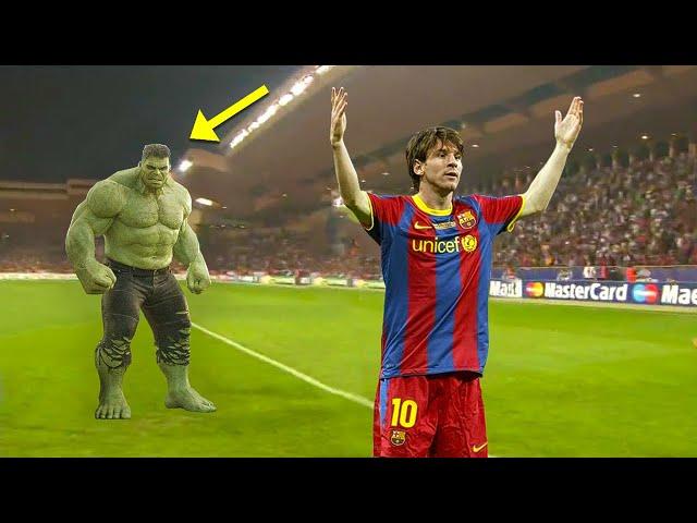 The Day Lionel Messi Showed The Hulk Who Is The Soccer Superhero