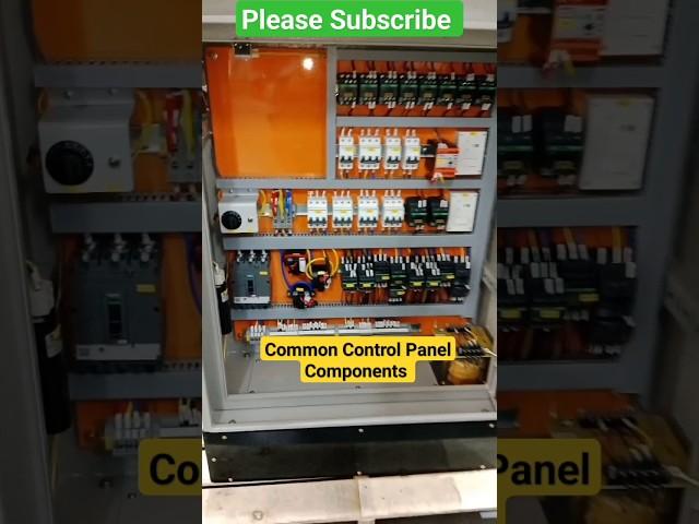 Common Control Panel Electrical Components work #work #electrical #components #technical