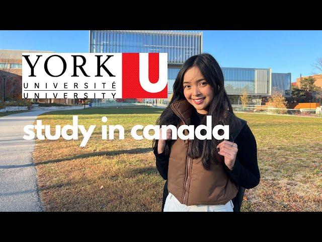 foreign student in canada // YORK UNIVERSITY VLOG