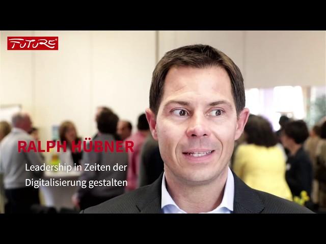 Interview mit Digitalisierungsexperte Ralph Huebner auf der FUTURE-Konferenz 2/2