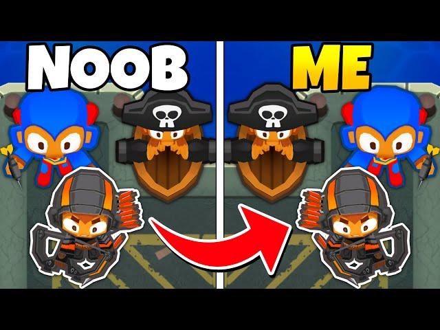 So I copied literally EVERYTHING this NOOB did... (Bloons TD Battles 2)