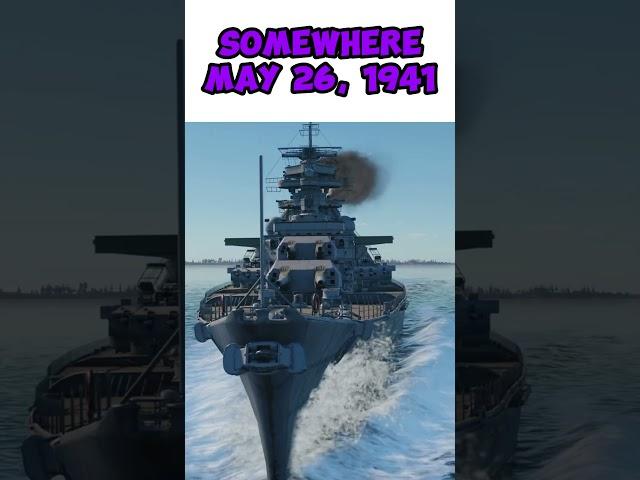 War Thunder Bismarck Vs Swordfish Moment #warthundernews