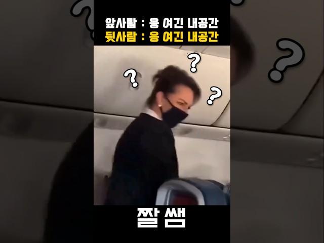비행기 자리는 어디까지 내공간인지에 대한 논란