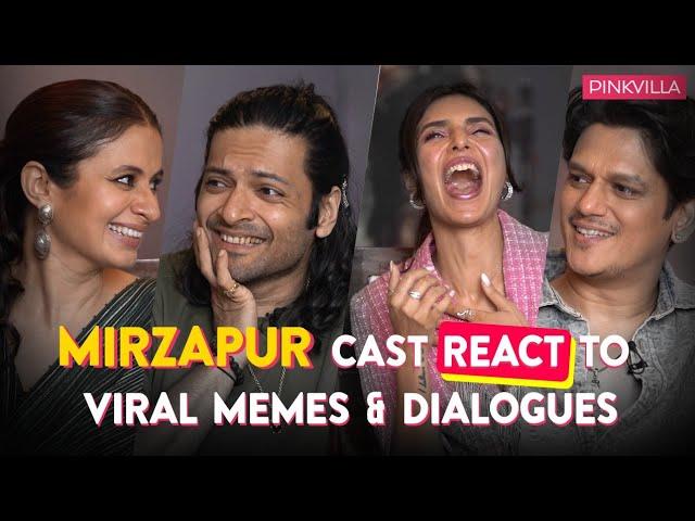 Mirzapur Season 3 Cast React to VIRAL Memes & Dialogues | Ali Fazal, Vijay Varma, Rasika | Pinkvilla