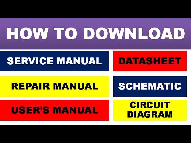 {553} How To Download Service Manual / Repair Manual / Circuit Diagram / Datasheet / Schematic