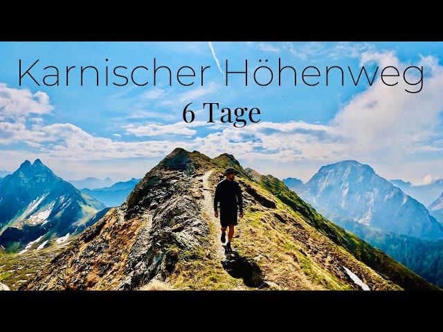 Karnischer Höhenweg  (6 Tage) Hüttenwanderung | Plöckenpass - Sillian