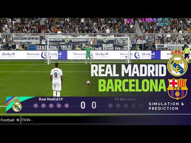 REAL MADRID vs BARCELONA ElClásico 2025 Final Super Cup Full Match Live Simulation