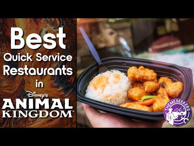 The 5 Best Quick Service Restaurants in Animal Kingdom