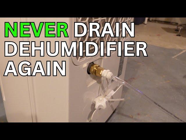 Dehumidifier Drain Hose Set-up