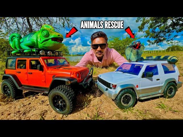 RC Jungle Animals Rescue Mission With Thar Roxx - Chatpat toy TV