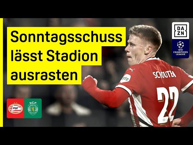 Distanzkracher und später Rückschlag: PSV Eindhoven - Sporting CP | UEFA Champions League | DAZN