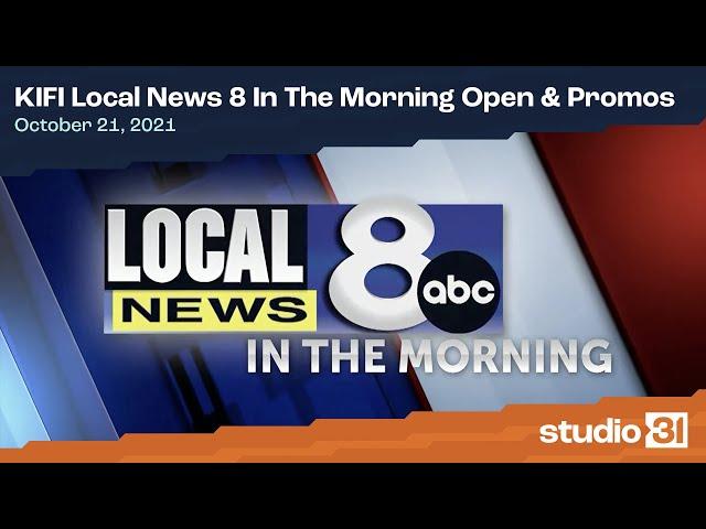 KIFI Local News 8 In The Morning Open & Promos, 10/21/2021