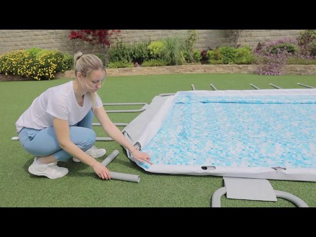 Bestway POWER STEEL RECTANGULAR Pool Installation