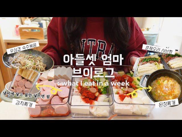 돼지고기 한팩으로 된장찌개, 김치찌개 밀키트 만들기,  10분컷 요리들 : 우삼겹 숙주볶음, 훈제오리 샤브찜 (땅콩소스와 함께), #요리여왕