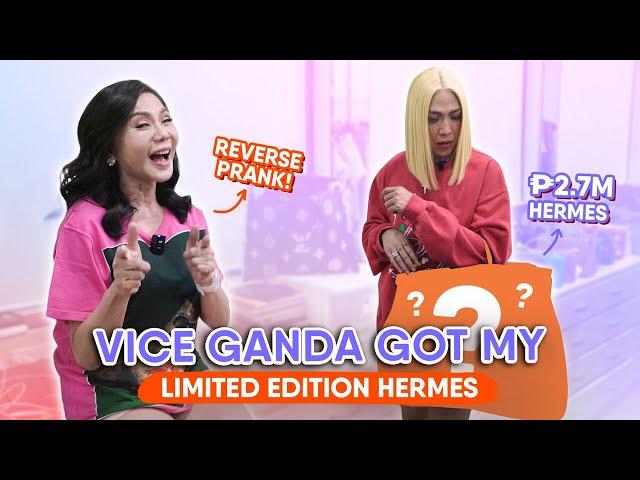 VICE GANDA GOT MY LIMITED EDITION HERMES “REVERSE PRANK” | DR. VICKI BELO