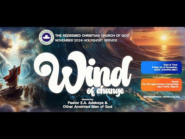 RCCG NOVEMBER 2024 HOLY GHOST SERVICE