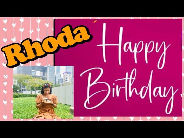 THE P BIRTHDAY CAKE FOR RHODA | FUNNY REACTION | JOY WANDERS HONG KONG