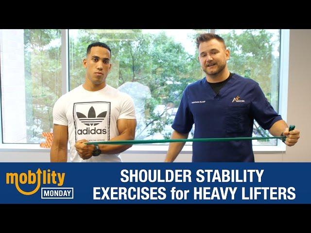  Shoulder Stability Exercises for Heavy Lifters - Mobility Monday