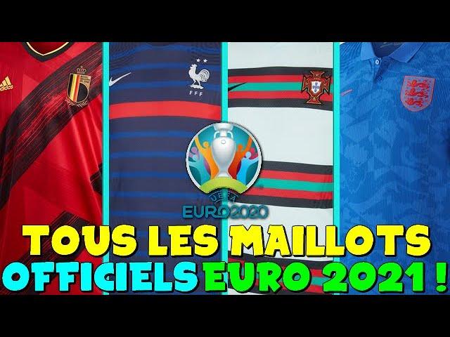 TOUS LES MAILLOTS OFFICIELS DES EQUIPES PARTICIPANT A L'EURO 2021 ! ALL NEW EURO 2021 OFFICIAL KITS