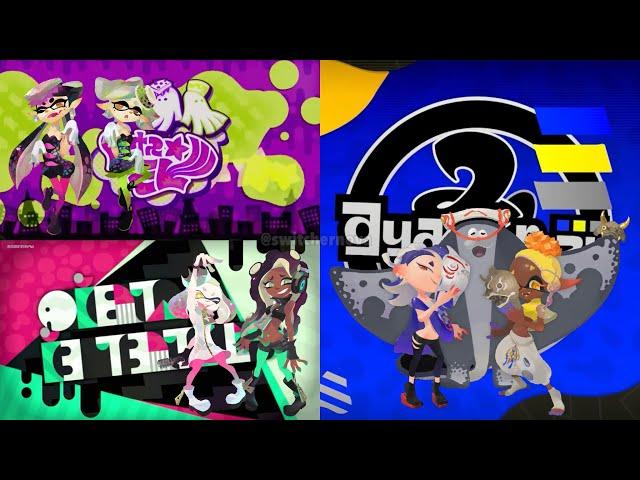 All Splatoon Idols Intros/Jingles (Squid Sisters/Off The Hook/Deep Cut)