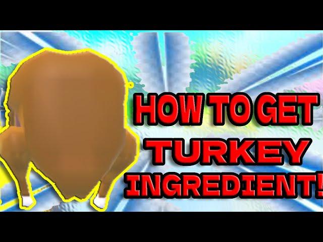 HOW TO GET THE TURKEY INGREDIENT!!! THANKSGIVING UPDATE!! Roblox Wacky Wizards