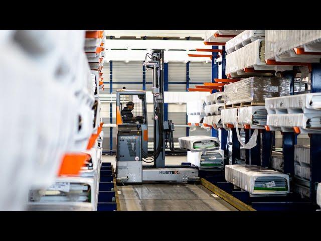 Multidirectional forklifts optimize the warehouse at Bos Dynamics | HUBTEX