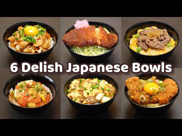 6 Ways to Make Delish Japanese Bowls - Revealing Secret Recipes!