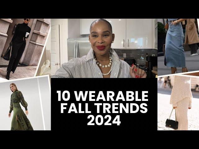 Your COMPLETE Guide to the MOST wearable 2024 Fall Fashion Trends/Fashion over 40