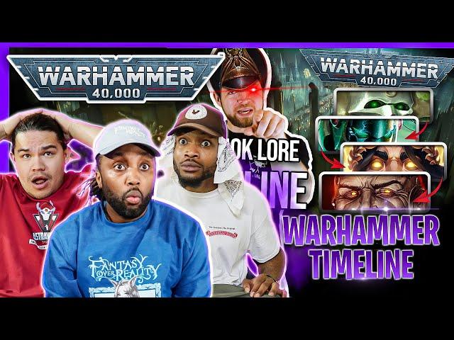 This lore BROKE OUR BRAINS! || WARHAMMER 40K - Timeline Reaction || Ft. Bricky