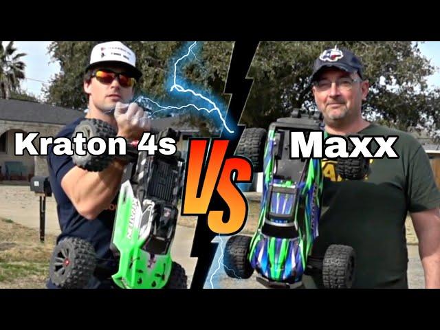 Arrma Kraton 4s VS Traxxas Maxx!