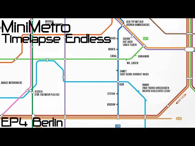 MiniMetro : Timelapse Endless - [EP4] Berlin