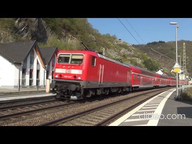 2013 - DE - Passenger and freight trains in the German Rhine valley (Mittelrhein) - PART I