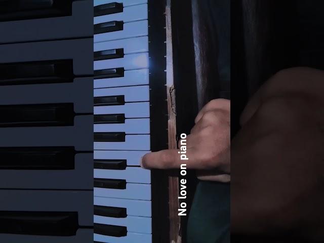 piano cover by no love on piano coverup by @learn piano with harshit and vidhi crazyheart #pianoking