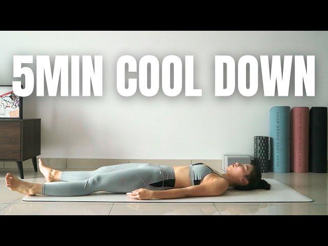 5 MIN Cool Down After Your Workouts | Quick Yoga Stretch Routine