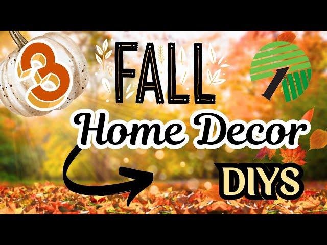 *NEW*  High End FALL Dollar Tree HOME DECOR DIY IDEAS  AUTUMN TREE  PUMPKIN BASKET