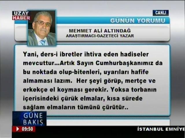 Diyarbakır Söz Gazetesi  M.Ali Altındağ Günün Yorumu 05.10.2017