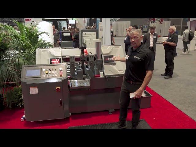 IMTS 2024 - The New Haas Bandsaw at the Haas booth - Haas Automation, Inc.