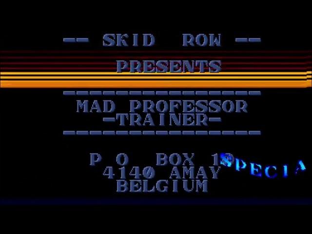 Amiga Cracktro Mad Professor Mariarti by Skid Row