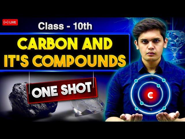 Carbon and it's Compounds - Class 10th Science |  One Shot | Prashant Kirad