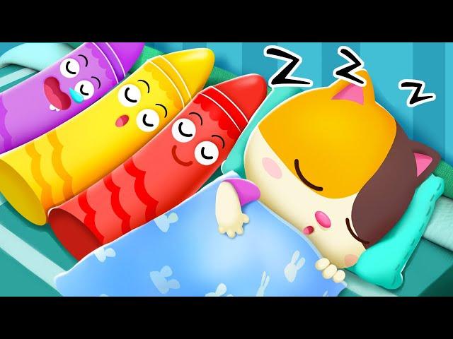 Colorful Crayons Song | The Colors Song | Learn Colors | Nursery Rhymes | Kids Songs | BabyBus