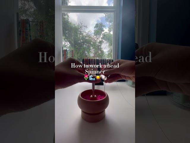 How to work a bead spinner! #bracelets #preppy