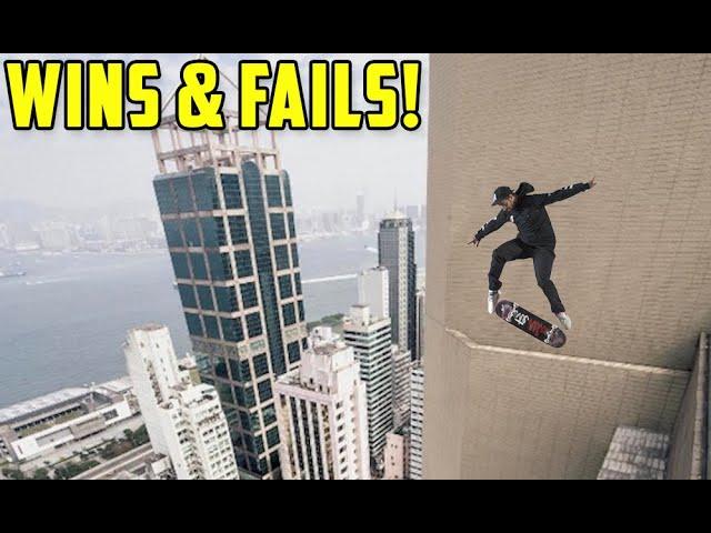 Skaters vs Ultimate Skateboarding Tricks! (Wins & Fails)