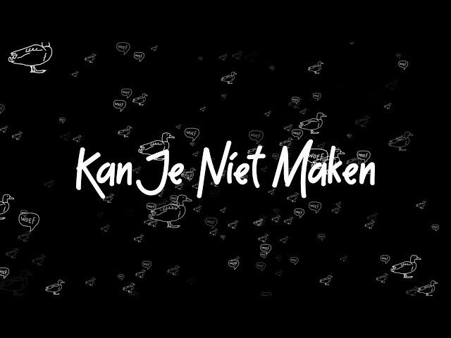 Prins S en de Geit   Kan je Niet maken (lyric video)