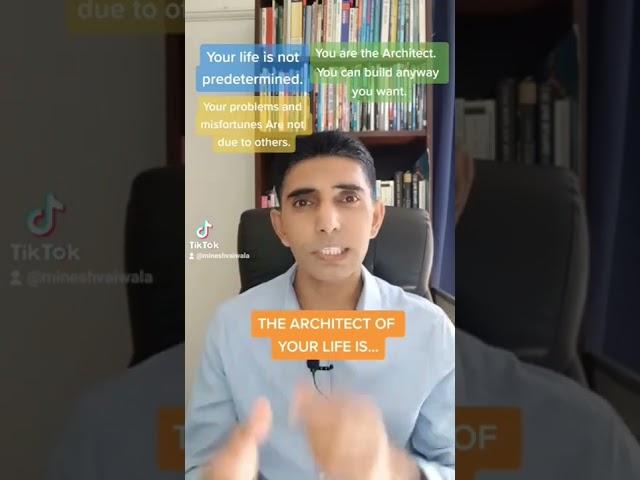 The Architect Of Your Life. #TheLifeCode #youtubechannel #youtubeshorts #education #author #manifest