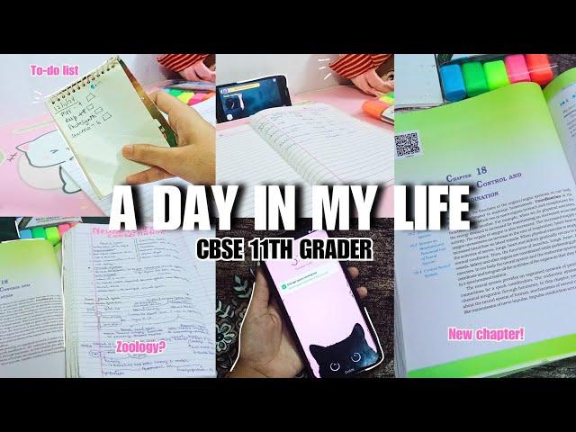 A Day In My Life  | Cbse 11th Grader  | Vlogibuzz