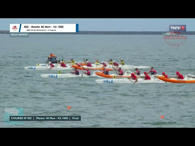 Course n°405 - MASTER 40 MEN - V6 1000m Final - 2024 IVF WORLD SPRINT CHAMPIONSHIP