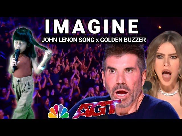 The Judges Shocked when little filipino sing a song imagine (John Lenon) | Audition | AGT 2024