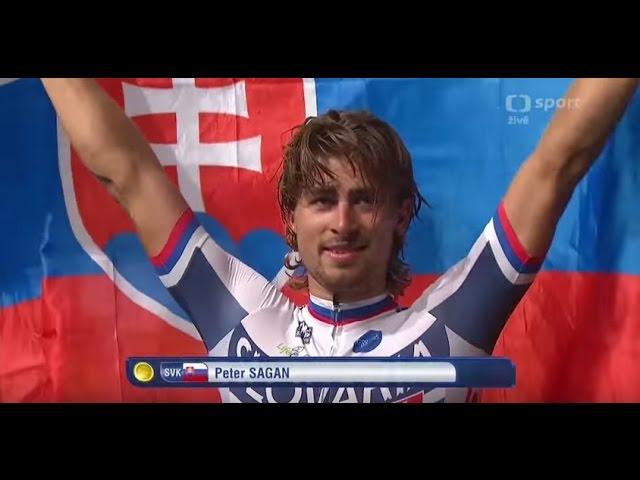 Peter Sagan, majster sveta! (posledných 5 km) | HD 720p, ČT sport