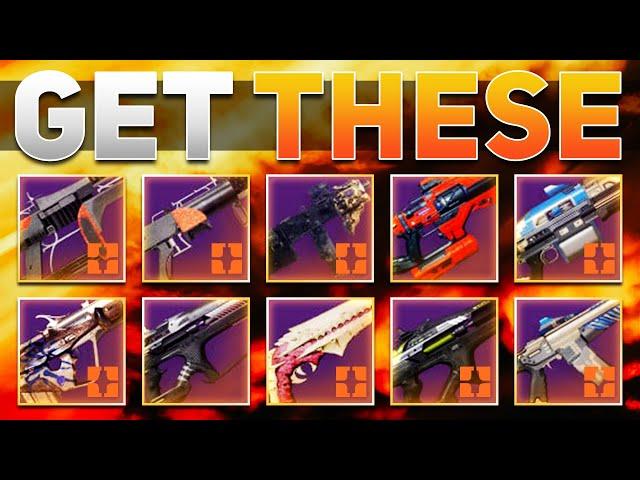 The 10 Weapons you Need before Season 19 (God Rolls PvE) | Destiny 2 Season of Plunder